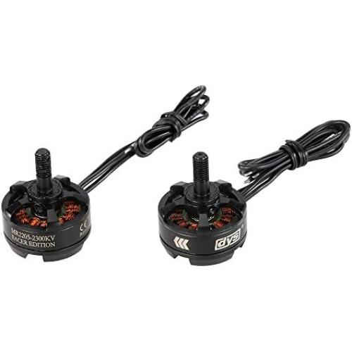 Jimi 2Pcs DYS MR2205 2300KV CW/CCW Brushless Motor with Wrench for QAV250 210 300 Racer 250 FPV Racing Quadcopter Multirotor