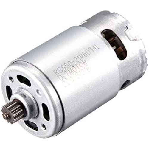 uxcell DC 21V 23000RPM Electric Gear Motor 12 Teeth for Various Cordless Screwdriver