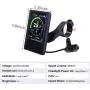 Écran LCD pour Vélo Électrique, Compatible avec Moteurs BAFANG BBS01 BBS02 BBSHD 36V/43V/48V, Affichage de Vitesse Imperméable pour Vélos Électriques. Écran LCD pour Vélo Électrique, Compatible avec Moteurs BAFANG BBS01 BBS02 BBSHD 36V/43V/48V, Affichage de Vitesse Imperméable pour Vélos Électriques.