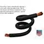 Aftermarket 1/0 Gauge Golf Cart Battery Cables Fits EZGO Medalist 36V 36 Volt Golf Carts (1986 to 1994) 5 Piece Set