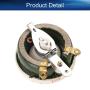 Heyiarbeit 200 Ohm 100W Ceramic Wirewound Potentiometer Linear Variable Rheostat Resistor with Knob for Light Dimmers Motor Speed Control 1pcs