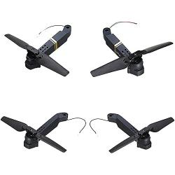 RC Quadcopter Spare Parts Axis Arms with Motor Propeller/Fit for Eachine E58 for FPV Drone Frame Parts Replacement Accessories (Color : All Set) Durable ( Color : All Set )