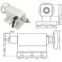 Rotational 4th Axis A axis Rotary table Fourth axis 3 Jaw Chuck Gapless harmonic reducer gearbox stepper motor K11-100mm dividing head with 65mm Tailstock for CNC Router Engraving Milling Machine