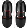 Gorgeri Universal Mud Flap Guard Fairing Mudguard Cover Motorcycle Short Front Mudguard Cover Guard AccessoriesFit for Triumph T100 2001-2016(Black)