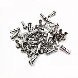 BVSLJLKSJG Brass Material 13G 2.2mm Spoke Nipples Sliver Color Electric Bike Motor Wheel Parts Length 13/16mm Spoke Caps E-Bike Spoke Hats (Color : 200pcs 16mm)