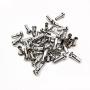 BVSLJLKSJG Brass Material 13G 2.2mm Spoke Nipples Sliver Color Electric Bike Motor Wheel Parts Length 13/16mm Spoke Caps E-Bike Spoke Hats (Color : 200pcs 16mm)