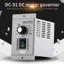24V-90VMotor Speed Controller Adjustable Single Phase Motor Speed Controller 0.02-400w Input AC 110V for 24V, 36V, 90V DC Motors