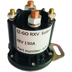 BestAccess Golf Cart EZGO RXV Solenoid, 48V 150A,4 Terminal Replace OEM# 624317,649373