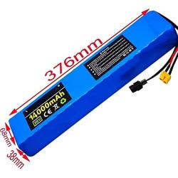 Wnicek 36V Ebike Battery Pack 14Ah 10S 4P Rechargeable Lithium-ion Battery with 2A Charger and BMS Customizable Battery Fit for 500W 350W 300W 250W 200W Ebike Motor