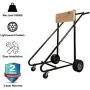LEADALLWAY Outboard Boat Motor Stand Carrier Cart Dolly Storage Pro Heavy Duty Multi Purposed Engine Stand