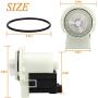 280187 8181684 Washer Drain Pump Motor - Compatible with Whirlpool Duet, Maytag Epic and Kenmore HE Front Loading Washing Machines-2 Year WARRANTY