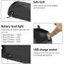 Jieoto E-Bike Lithium-ion Battery 48V 12.5AH Ebike Battery with Charger and BMS Protection Board Safe Lock, for E-Bike Battery 250W 350W 500W 650W Motor