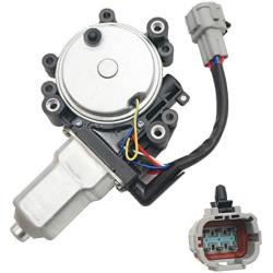 Window Motor Front Driver Side 80731-9FJ0A for 2004-2014 Nissan Titan 2005-2014 Nissan Armada 2004 Nissan Pathfinder 2004-2011 Infiniti QX56Replace # 80731-ZT01A