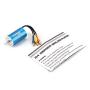 Surpass Hobby Blue 2440 4600KV Sensorless Brushless Motor Shaft 2.3mm for 1/16 RC Car