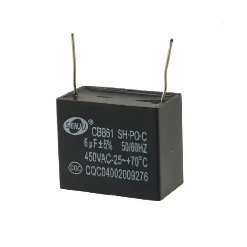 Uxcell a12072600ux0099 450V AC 6uF Polypropylene Film Motor Run Capacitor Nunas
