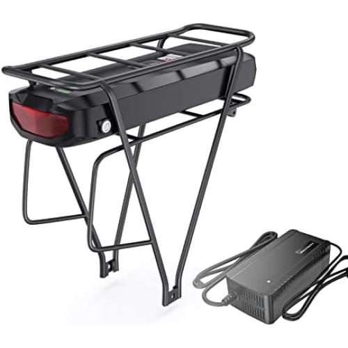 Accolmile Electric Bike Battery for Motor : Downtube Shark/Rear Rack / U004 Triangle Battery for 8fun Motor BBS01B BBS02B BBSHD BBS03, Lithium Battery for Ebike Conversion Kit 52V 48V 36V