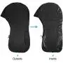 X AUTOHAUX 600D Oxford Cloth Waterproof Motor Full Outboard Boat Engine Cover for 6-15HP Black