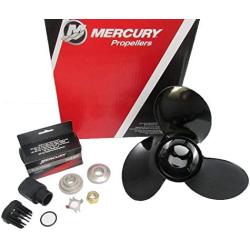 Mercury Marine Black Max Aluminum 3-Blade Aluminum Propeller 10 3/8 x 14 Pitch
