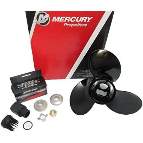 Mercury Marine Black Max Aluminum 3-Blade Aluminum Propeller 10 3/8 x 14 Pitch
