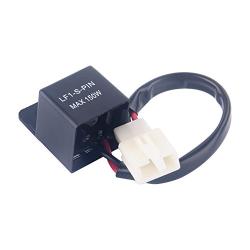 2-Pin LED Turn Light Flasher Relay 12V Universal Motorcycle Electronic Flasher Relay Emergency Led Light Indicator Light Flasher Relay