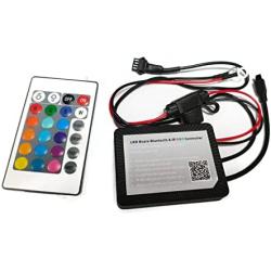 JXOFROAD LED Light Wireless Controller , RGB APP Control Multi-Color Music Gradual Strobe Mode for RGB Motorcycle Light Rock Light Wheel Rim Light