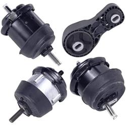 Engine Motor & Transmission Mount Kit 4pcs Compatible with Fits 2009-2015 Buick Enclave/ Chevy Traverse/GMC Acadia /3.6L 2009-2010 Saturn Outlook 3.6L A5549 A5548 A5444 A5458