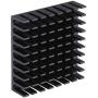 5pcs Heat Sink 35 x 35 x 10 mm / 1.38 x1.38 x 0.39 inch Aluminum Small Heatsink with Thermal Conductive Double Sided Tape for CPU IC LED Board