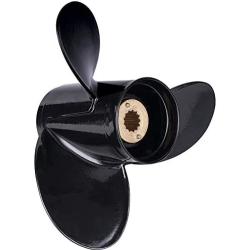 Rhink Made Aluminum Outboard Propeller for Mercury Engines 30-70HP, 13 Spline Tooth, RH