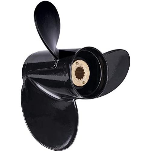 Rhink Made Aluminum Outboard Propeller for Mercury Engines 30-70HP, 13 Spline Tooth, RH