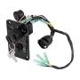 12V Outboard Single Engine Key Switch Panel Single Key Switch Panel Assembly for Outboard Ignition Switch Yacht 704-82570-12-00