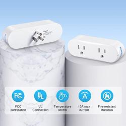 Feekoon Temperature Controlled Outlet Plug, Outdoor Temperature Sensor Switch Cold Weather Thermo Outlet on at -4 Degrees to 14 Degrees for RV Oil Pan Heater and Pond Filtration Equipment
