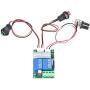 Fafeicy PWM DC Motor Speed Regulator, DC 6~24V CW CCW Rotation Switch Controller Lockless Switch