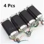 4 Axis Stepper Motor Nema 23 Dual Shaft 425oz-in 112mm+CW5045 Driver 4.5A 256 Microstep+5 Axis Breakut Board+400W 36V Power Supply CNC Controller Kit for CNC Router Engraver Milling Machine