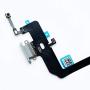 Johncase OEM Charging Port Dock Connector Flex Cable + Microphone + Vibrating Motor Buckle Replacement Part Compatible for iPhone Xs All Carriers (White)