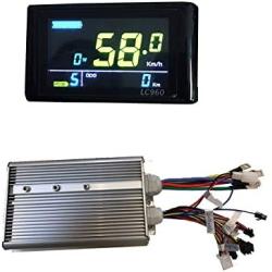 NBpower 48V-72V 60A 3000W Brushless DC Sine Wave Ebike Controller,Color Display VM960 for 3000W Brushless Motor and 3000W Electric Bike Kit.