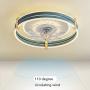 TiffyDance Home Office LED Lighting Ceiling Fan with Lights and Remote Control Dimmable Silent Modern Metal Acrylic Controller Fan Ceiling Lampe Decorative for Kids Childrens