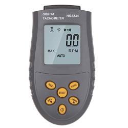 Geevorks Digital Tachometer, Photo Tachometer Non-Contact RPM Tach Manual/Automatic Measurement 2.5~99999RPM, Tachometer Gauge for Motor/Wheels/Lathe/Electrical Fan/Car