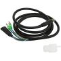 Drfeify E Bike Motor Conversion & Extension Cable 130cm 9 Pin with Waterproof Connector 100% Copper & Plastic for Electric Bike Black
