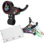VGEBY Brushless Speed Motor Controller, Brushless Motor Sine Wave Controller with LED Display for Electric Bicycle Scooter