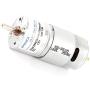 sourcing map Magnetic Electric Geared Box Motor DC 12V 150RPM 4mm Shaft Dia Cylindrical