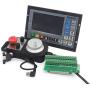 DDCSV3.1 Offline Controller 4 Axis 500kHz CNC Offline Motion Control and 100PPR MPG Hand Wheel with Emergency Stop Switch for Stepper Motor Servo Motor