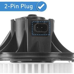 A-Premium Heater Blower Motor with Fan Cage Replacement for Chevrolet Silverado Avalanche Suburban Tahoe GMC Sierra Yukon Cadillac Escalade