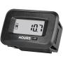 HonorMeet Digital AC/DC Hours Meter,Volt.5V to 277V, Inductive Hour Counter for Mainteance,Works on Lawn Mower Golf Cart Scrubber Machine Go-kart Generator ATV Motorbike Snowmobile.(Normal)