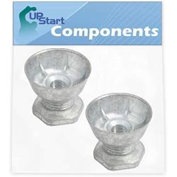 2-Pack 8066184 Dryer Motor Pulley Replacement for Maytag MEDC215EW1 Dryer - Compatible with WP8066184 Pulley - UpStart Components Brand