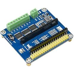 BFab DC Motor Driver Module for Raspberry Pi Pico, Driving up to 4X DC Motors Suitable for 2WD or 4WD Driving, I2C Control Interface 5V Regulator, up to 3A Output Current