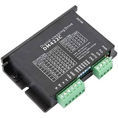 YIHEXUANkeji Stepper Motor Driver, DM422C Stepper Motor Controller Driver for Engraving Machine/CNC Tool