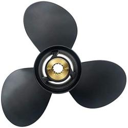 Rhink Made Aluminum Outboard Propeller for Mercury Engines 30-70HP, 13 Spline Tooth, RH
