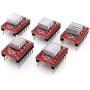 Easy to Repair Printer Accessories A4988 Compatible Stepper Stepstick for Motor Diver Module with Heat Sink Fit Fit for 3D Printer Controller Ramps 1.4(Pack of 5Pcs) Durable