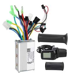 Motor Brushless Controller for Scooter Electric Bike E-Bike, 36V-48V 250W/350W Electric Bicycle DC Motor Controller with LCD Display, Auto Voltage Recognition