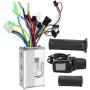 Omabeta Electric Controller Set, 36/48V 250/350W Universal Scooter Motor Controller Kit LCD Display Panel for Tricycles for Electric Vehicles